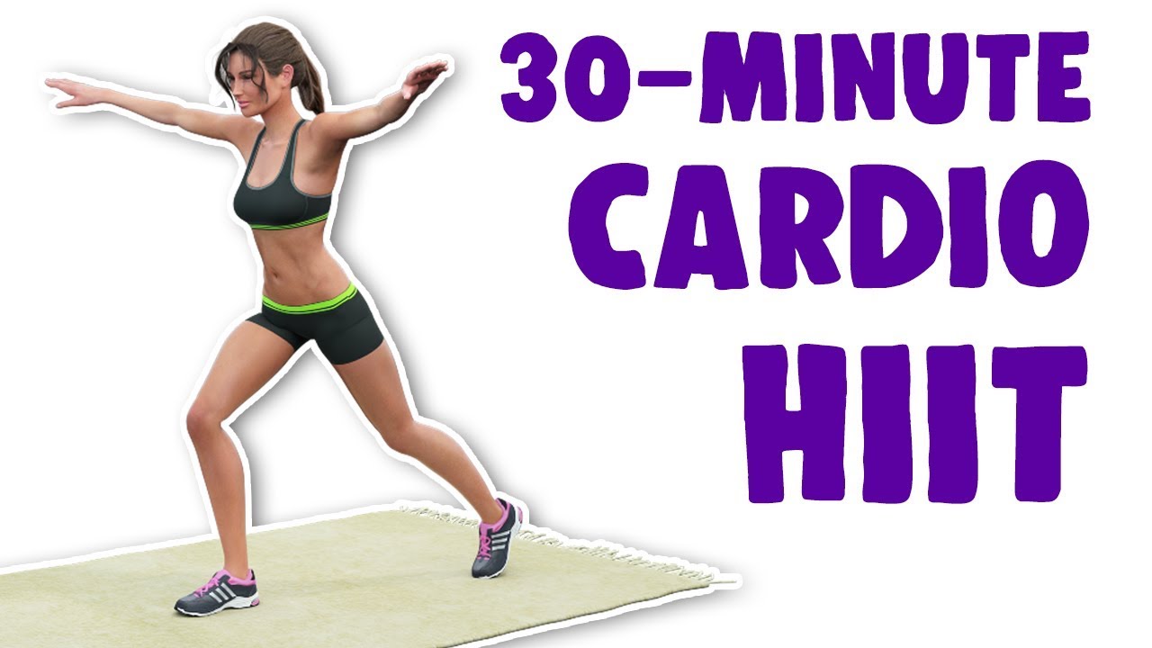 30Minute NoEquipment Cardio + HIIT Workout //Full Body Fitness