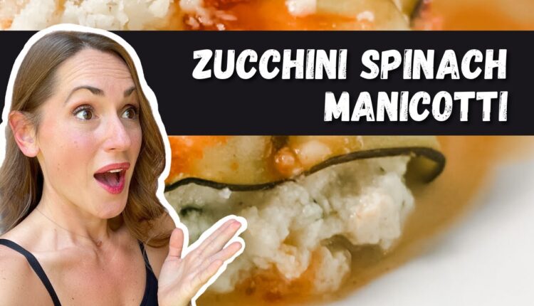 Zucchini Spinach Manicotti Recipe | Lean and Green | Dinner | Lunch with Lisa