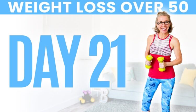 Day TWENTY-ONE - Weight Loss for Women over 50 😅 31 Day Workout Challenge